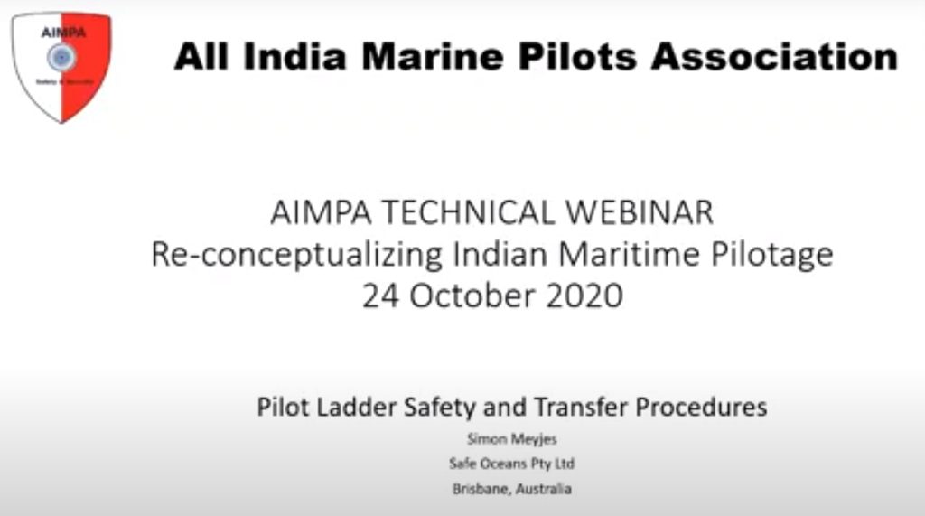 A report on AIMPA’s Webinar on “Reconceptualising Indian Maritime Pilotage”