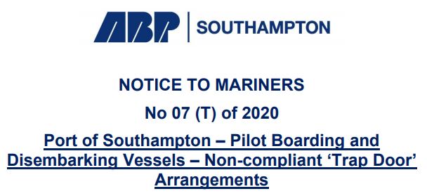 ABP Southampton puts pressure on non-compliant 'trap door' Arrangements