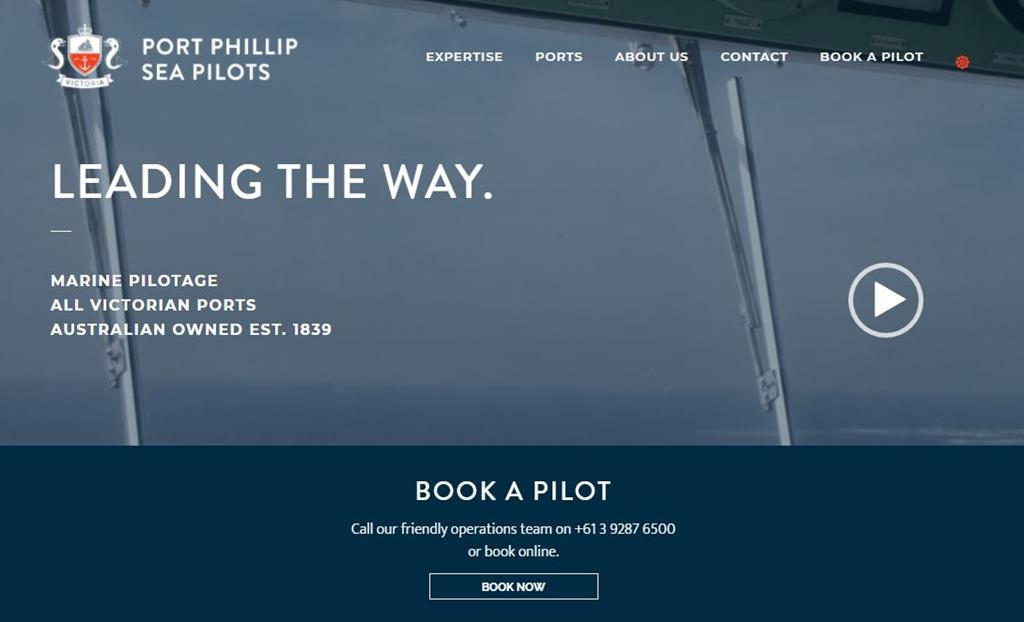New website online: Port Phillip Sea Pilots