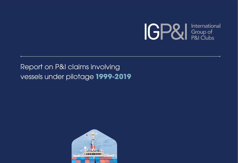 Report on P&I claims involving vessels under pilotage 1999-2019