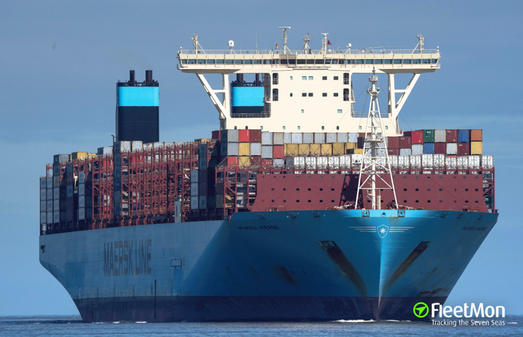 400m Container ship runs aground off Wangerooge (Germany)