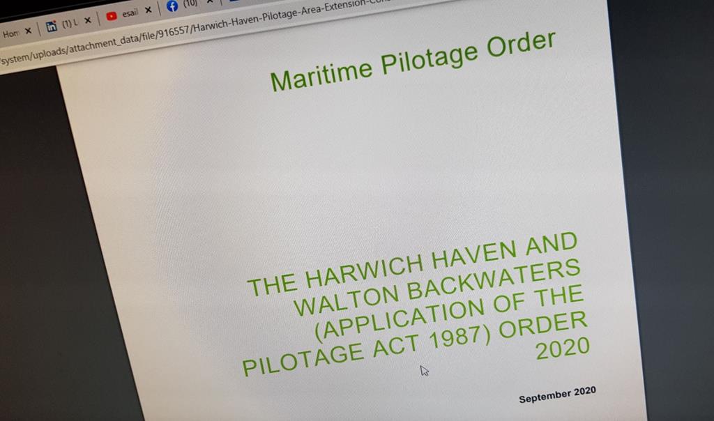 Harwich Haven Authority applies for extension of pilotage area