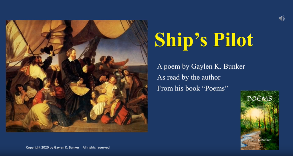 "Ship's Pilot" - A poem by Gaylen K. Bunker