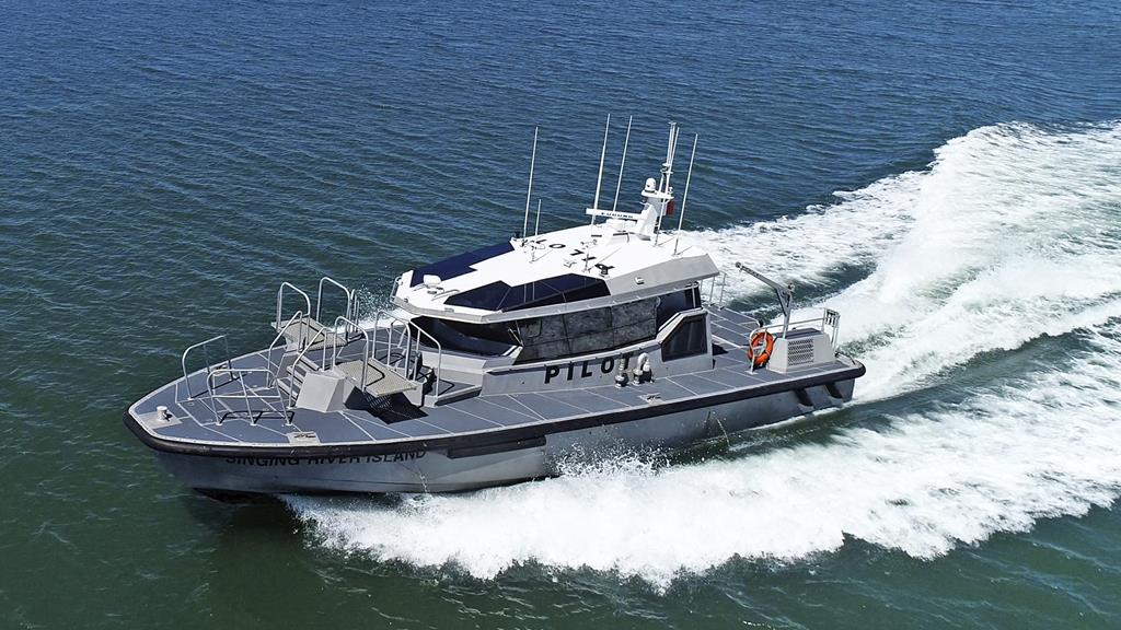 Metal Shark Delivers 55-Foot Pilot Boat To Pascagoula Pilots