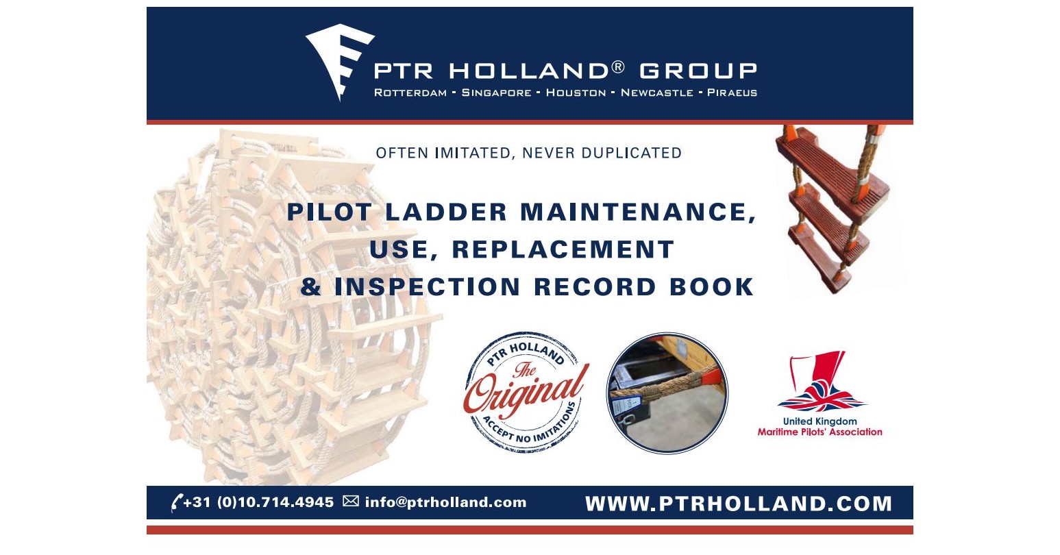 Pilot Ladder Handbook by PTR Holland (latest version) - Marine 