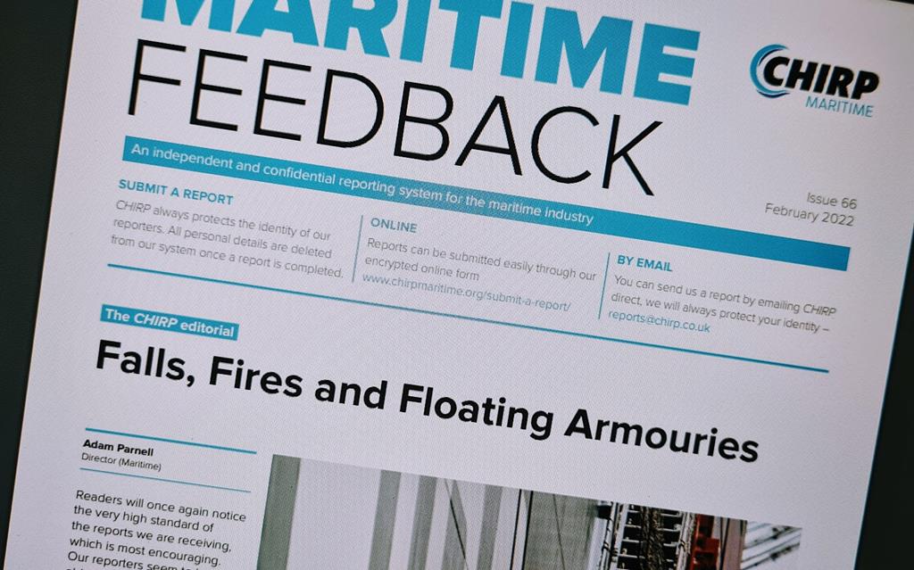 CHIRP Maritime Newsletter "Maritime Feedback" Issue 66