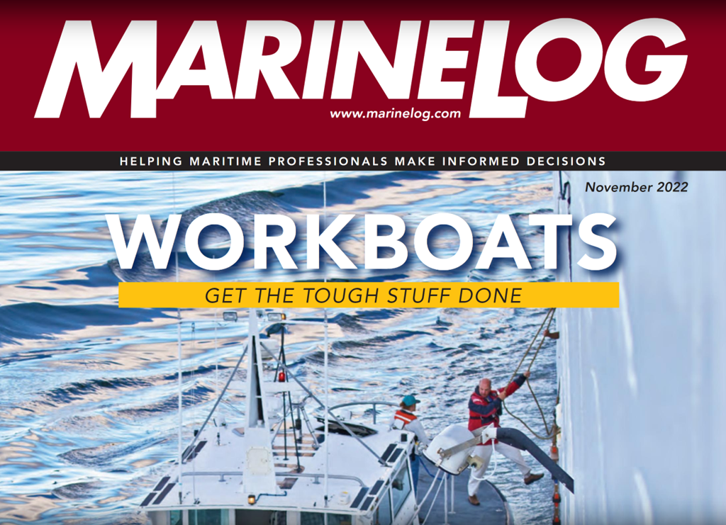 Marine Log November 2022 Edition: Focus on Workboats