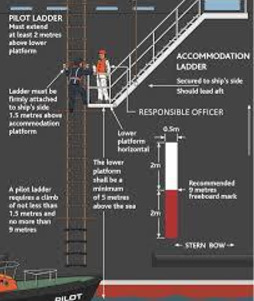 Section of the pilot ladder poster